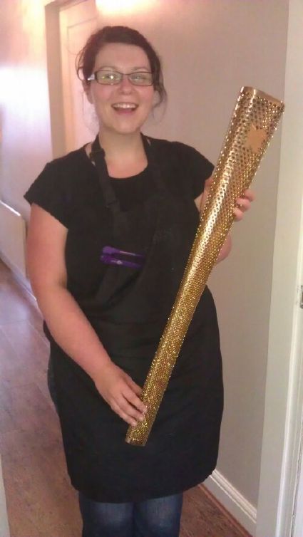 Me with the Olympic Torch