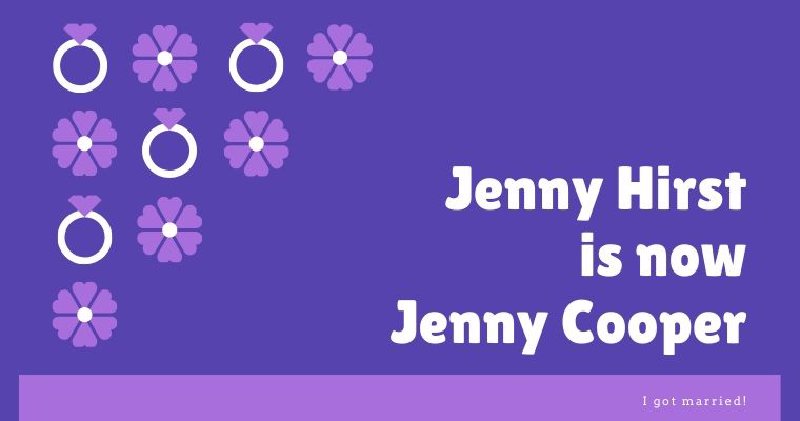 Jenny Hirst is Jenny Cooper